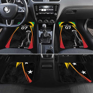 St Kitts and Nevis Cricket Afro Car Mats Go Patriots Go Champions - African Pride