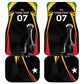 St Kitts and Nevis Cricket Afro Car Mats Go Patriots Go Champions - African Pride