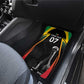 St Kitts and Nevis Cricket Afro Car Mats Go Patriots Go Champions - African Pride