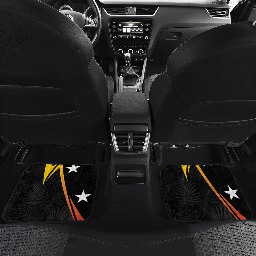 St Kitts and Nevis Cricket Afro Car Mats Go Patriots Go Champions - African Pride