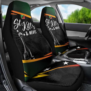 St Kitts and Nevis Cricket Afro Car Seat Cover Go Patriots Go Champions - African Pride
