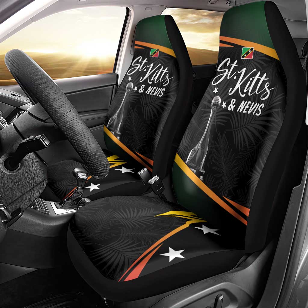 St Kitts and Nevis Cricket Afro Car Seat Cover Go Patriots Go Champions - African Pride