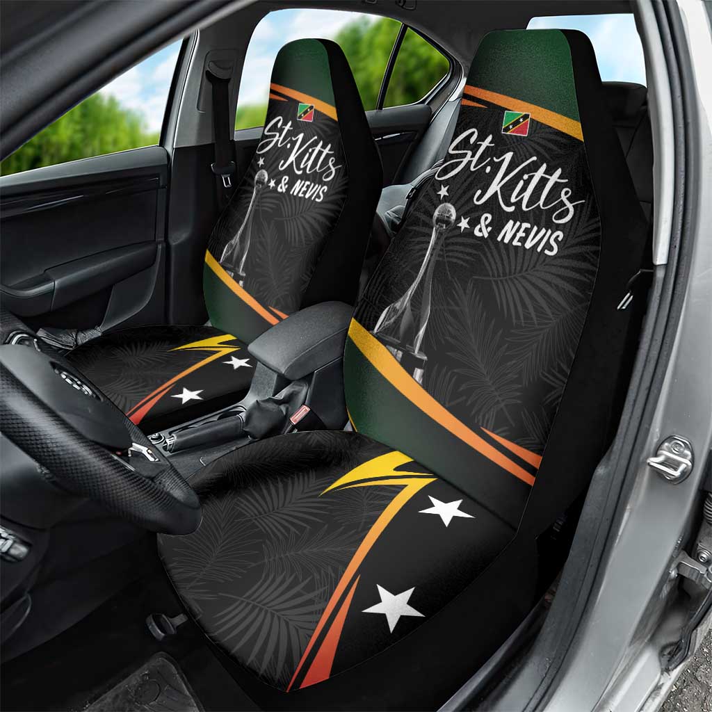 St Kitts and Nevis Cricket Afro Car Seat Cover Go Patriots Go Champions - African Pride