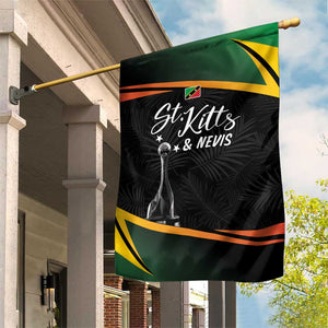 St Kitts and Nevis Cricket Afro Garden Flag Go Patriots Go Champions - African Pride