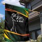 St Kitts and Nevis Cricket Afro Garden Flag Go Patriots Go Champions - African Pride