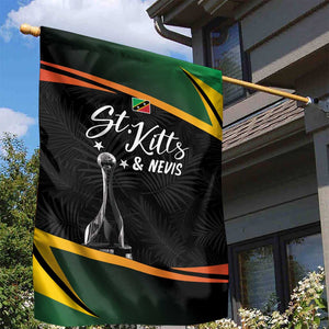 St Kitts and Nevis Cricket Afro Garden Flag Go Patriots Go Champions - African Pride
