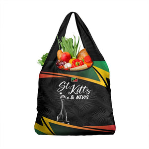 St Kitts and Nevis Cricket Afro Grocery Bag Go Patriots Go Champions - African Pride