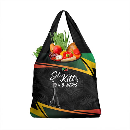 St Kitts and Nevis Cricket Afro Grocery Bag Go Patriots Go Champions - African Pride