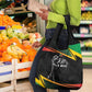 St Kitts and Nevis Cricket Afro Grocery Bag Go Patriots Go Champions - African Pride