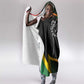 St Kitts and Nevis Cricket Afro Hooded Blanket Go Patriots Go Champions - African Pride