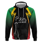 St Kitts and Nevis Cricket Custom Afro Hoodie Go Patriots Go Champions - African Pride