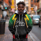 St Kitts and Nevis Cricket Custom Afro Hoodie Go Patriots Go Champions - African Pride