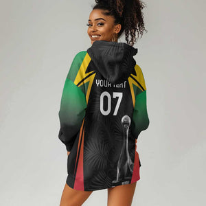 St Kitts and Nevis Cricket Custom Afro Hoodie Dress Go Patriots Go Champions - African Pride