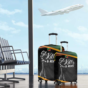 St Kitts and Nevis Cricket Afro Luggage Cover Go Patriots Go Champions - African Pride