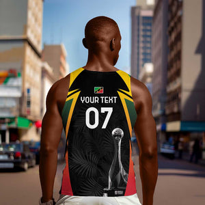 St Kitts and Nevis Cricket Custom Afro Men Tank Top Go Patriots Go Champions - African Pride