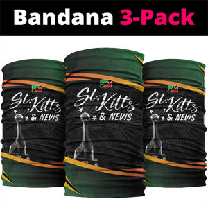 St Kitts and Nevis Cricket Afro Neck Gaiter Go Patriots Go Champions - African Pride