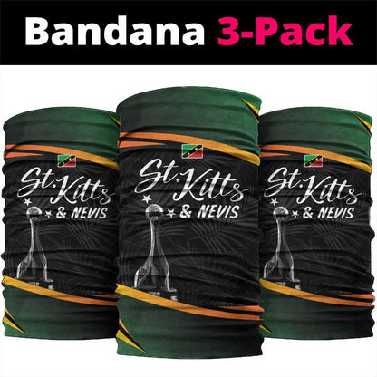 St Kitts and Nevis Cricket Afro Neck Gaiter Go Patriots Go Champions - African Pride