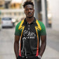 St Kitts and Nevis Cricket Custom Afro Polo Shirt Go Patriots Go Champions - African Pride