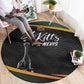 St Kitts and Nevis Cricket Afro Round Carpet Go Patriots Go Champions - African Pride