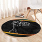St Kitts and Nevis Cricket Afro Round Carpet Go Patriots Go Champions - African Pride