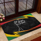 St Kitts and Nevis Cricket Afro Rubber Doormat Go Patriots Go Champions - African Pride