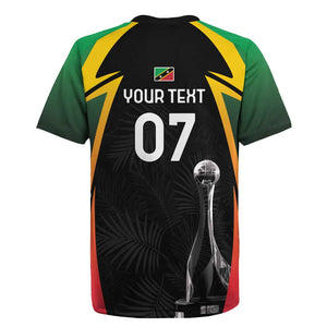 St Kitts and Nevis Cricket Custom Afro Rugby Jersey Go Patriots Go Champions - African Pride