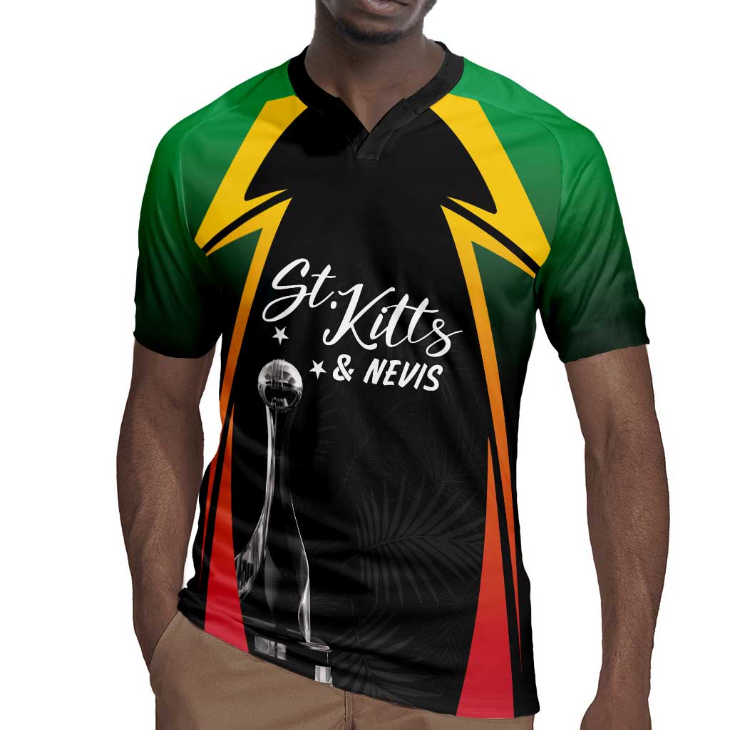 St Kitts and Nevis Cricket Custom Afro Rugby Jersey Go Patriots Go Champions - African Pride
