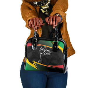 St Kitts and Nevis Cricket Afro Shoulder Handbag Go Patriots Go Champions - African Pride