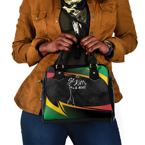 St Kitts and Nevis Cricket Afro Shoulder Handbag Go Patriots Go Champions - African Pride