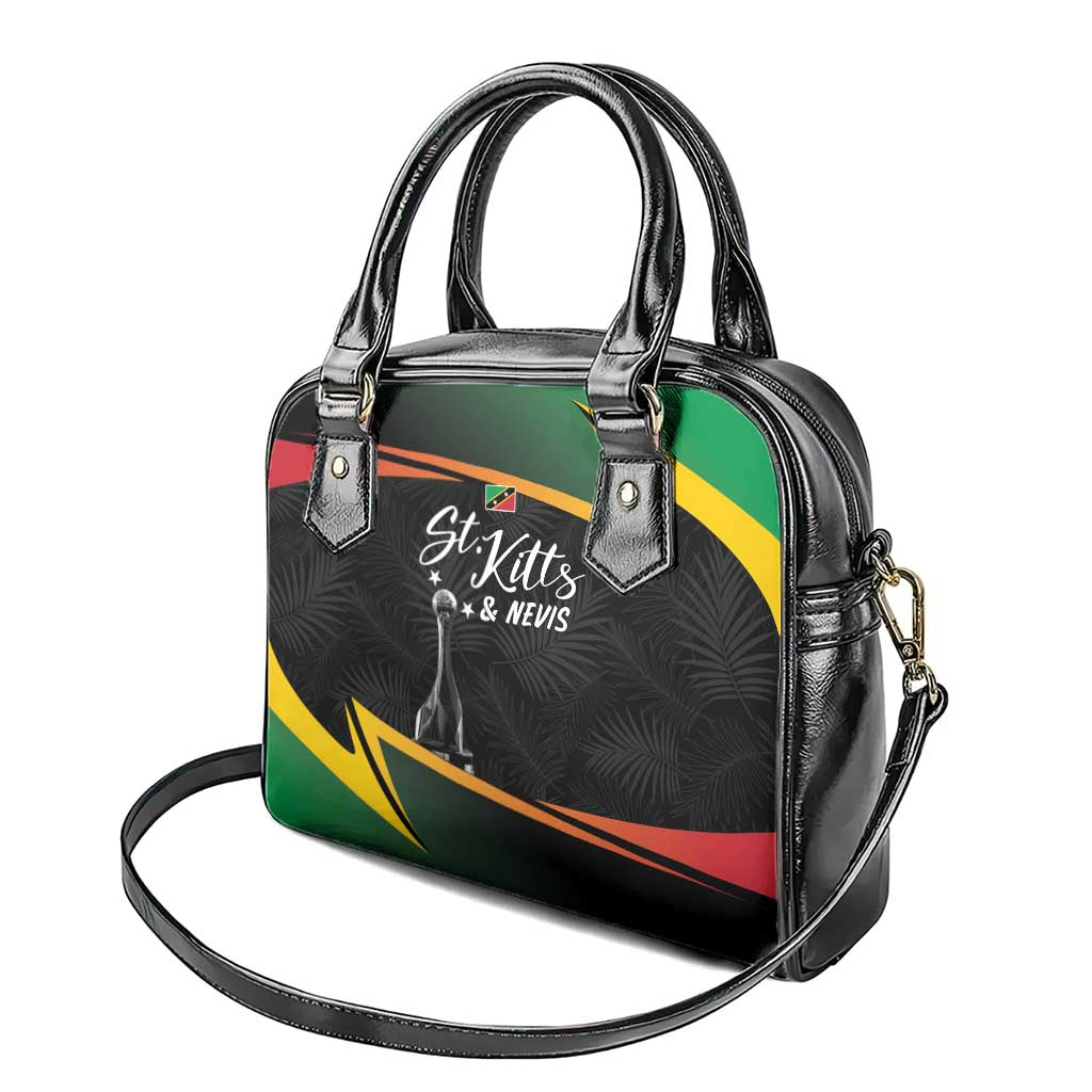 St Kitts and Nevis Cricket Afro Shoulder Handbag Go Patriots Go Champions - African Pride