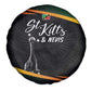 St Kitts and Nevis Cricket Afro Spare Tire Cover Go Patriots Go Champions - African Pride