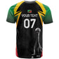 St Kitts and Nevis Cricket Custom Afro T shirt Go Patriots Go Champions - African Pride