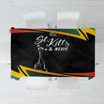 St Kitts and Nevis Cricket Afro Tablecloth Go Patriots Go Champions - African Pride
