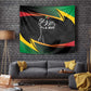 St Kitts and Nevis Cricket Afro Tapestry Go Patriots Go Champions - African Pride