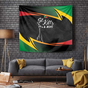 St Kitts and Nevis Cricket Afro Tapestry Go Patriots Go Champions - African Pride
