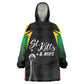 St Kitts and Nevis Cricket Custom Afro Wearable Blanket Hoodie Go Patriots Go Champions - African Pride