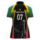 St Kitts and Nevis Cricket Custom Afro Women Polo Shirt Go Patriots Go Champions - African Pride