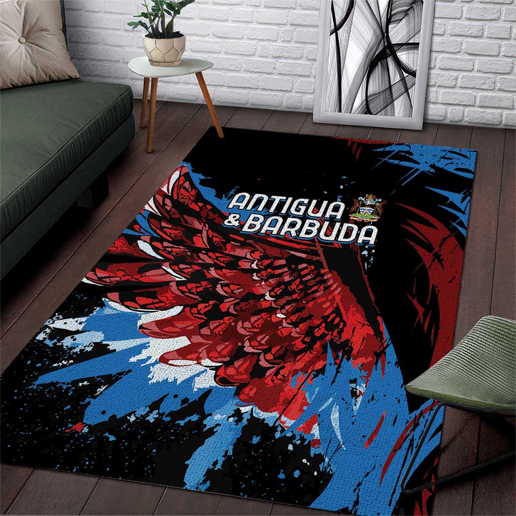 Afro-Antigua and Barbuda Cricket Area Rug Falcons Wings - Take Off - African Pride