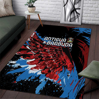 Afro-Antigua and Barbuda Cricket Area Rug Falcons Wings - Take Off - African Pride