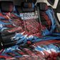 Afro-Antigua and Barbuda Cricket Back Car Seat Cover Falcons Wings - Take Off - African Pride