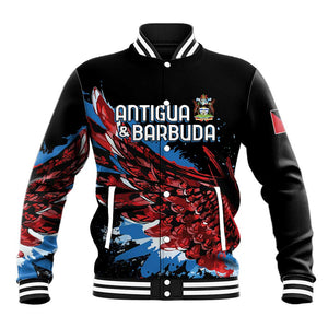 Afro-Antigua and Barbuda Cricket Custom Baseball Jacket Falcons Wings - Take Off - African Pride
