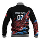 Afro-Antigua and Barbuda Cricket Custom Baseball Jacket Falcons Wings - Take Off - African Pride