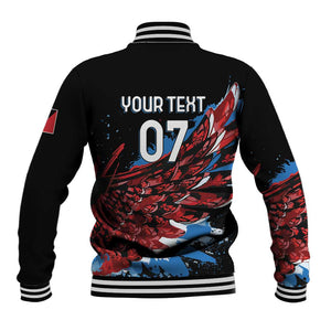 Afro-Antigua and Barbuda Cricket Custom Baseball Jacket Falcons Wings - Take Off - African Pride