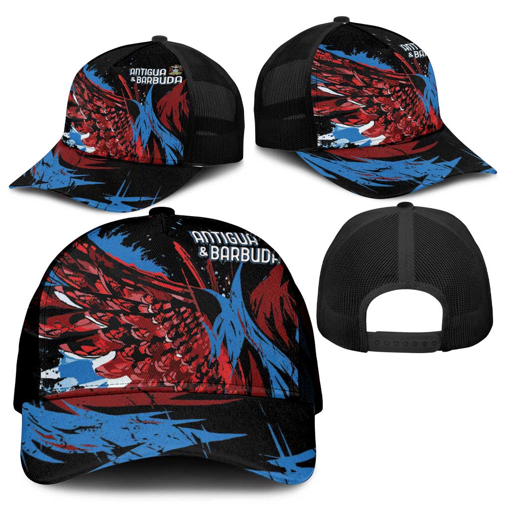 Antigua and Barbuda Cricket Baseball Net Cap Falcons Wings - Take Off - African Pride
