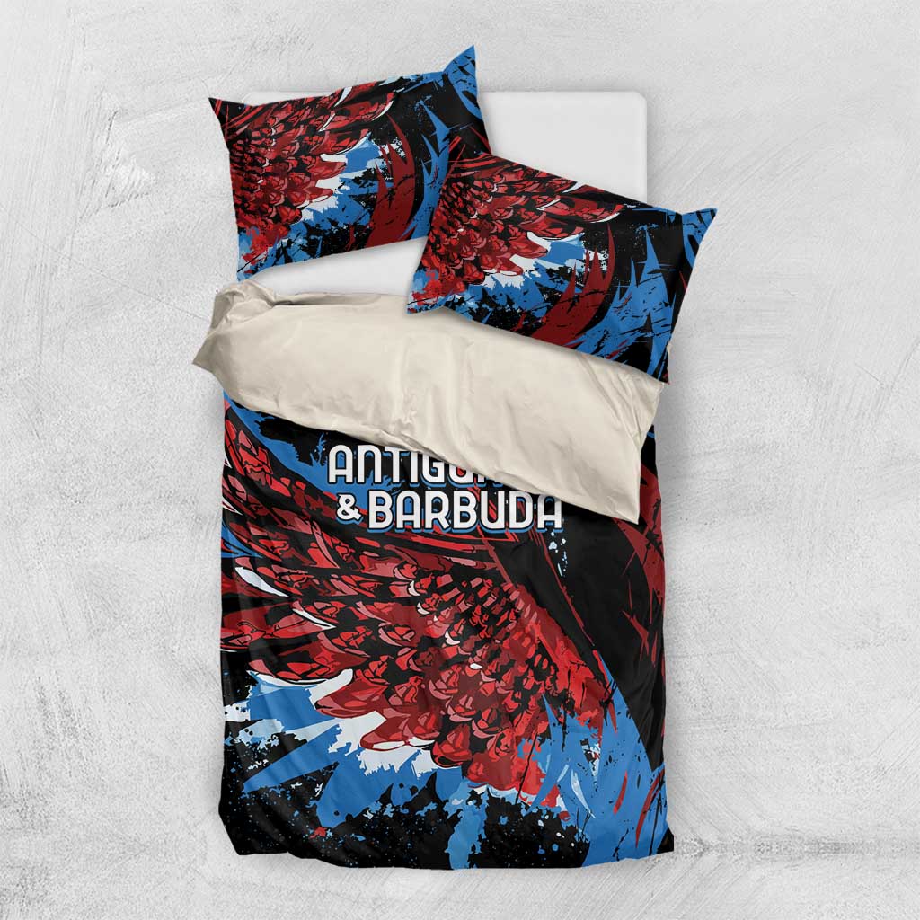 Afro-Antigua and Barbuda Cricket Bedding Set Falcons Wings - Take Off - African Pride