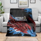 Afro-Antigua and Barbuda Cricket Blanket Falcons Wings - Take Off - African Pride