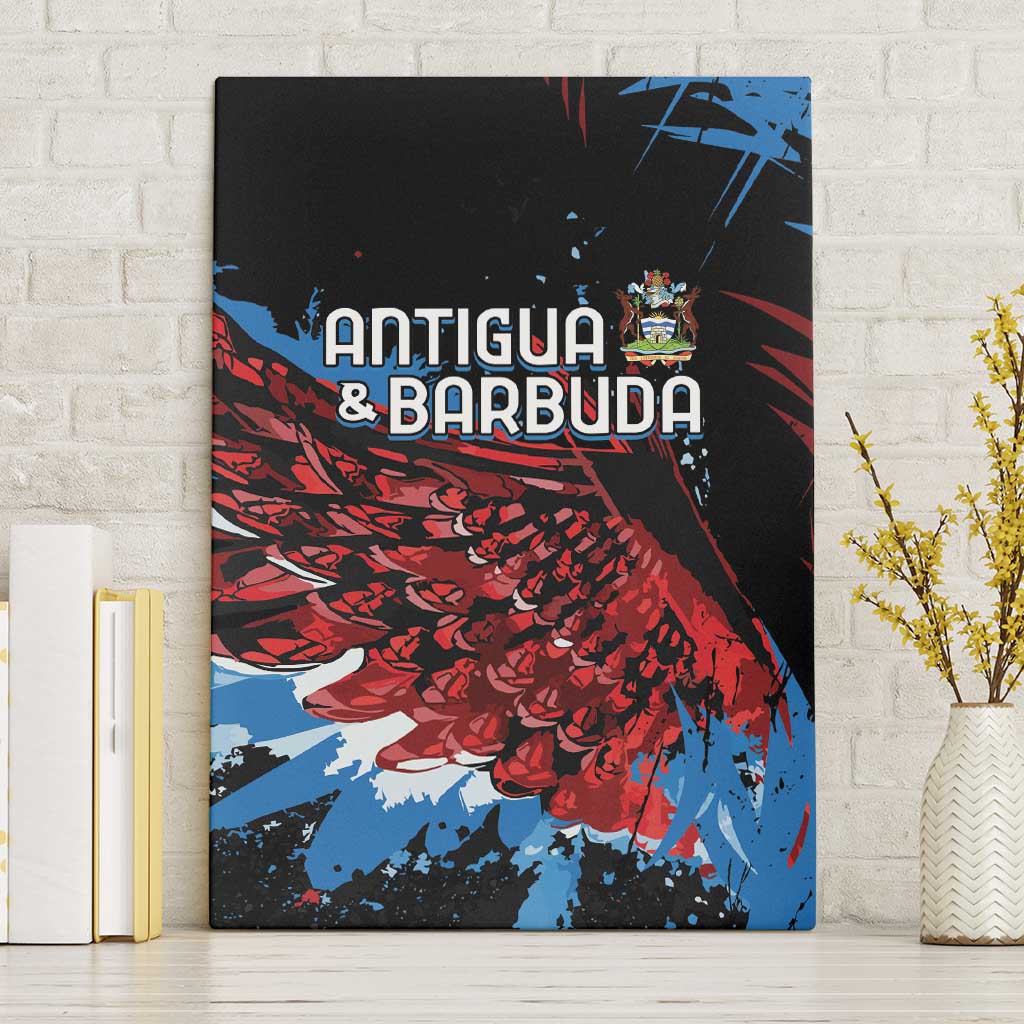 Afro-Antigua and Barbuda Cricket Canvas Wall Art Falcons Wings - Take Off - African Pride