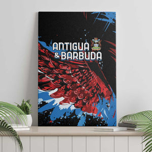 Afro-Antigua and Barbuda Cricket Canvas Wall Art Falcons Wings - Take Off - African Pride