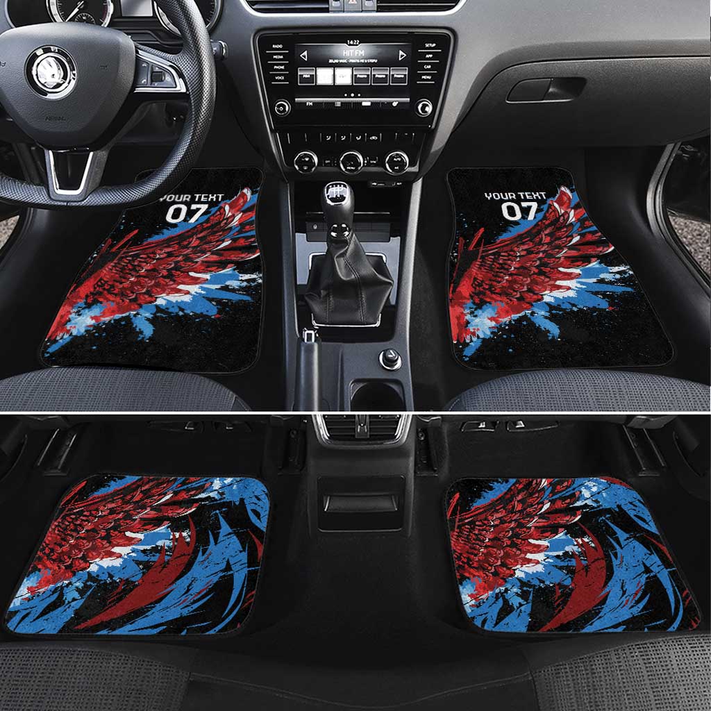 Afro-Antigua and Barbuda Cricket Car Mats Falcons Wings - Take Off - African Pride