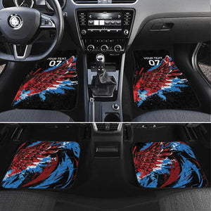 Afro-Antigua and Barbuda Cricket Car Mats Falcons Wings - Take Off - African Pride